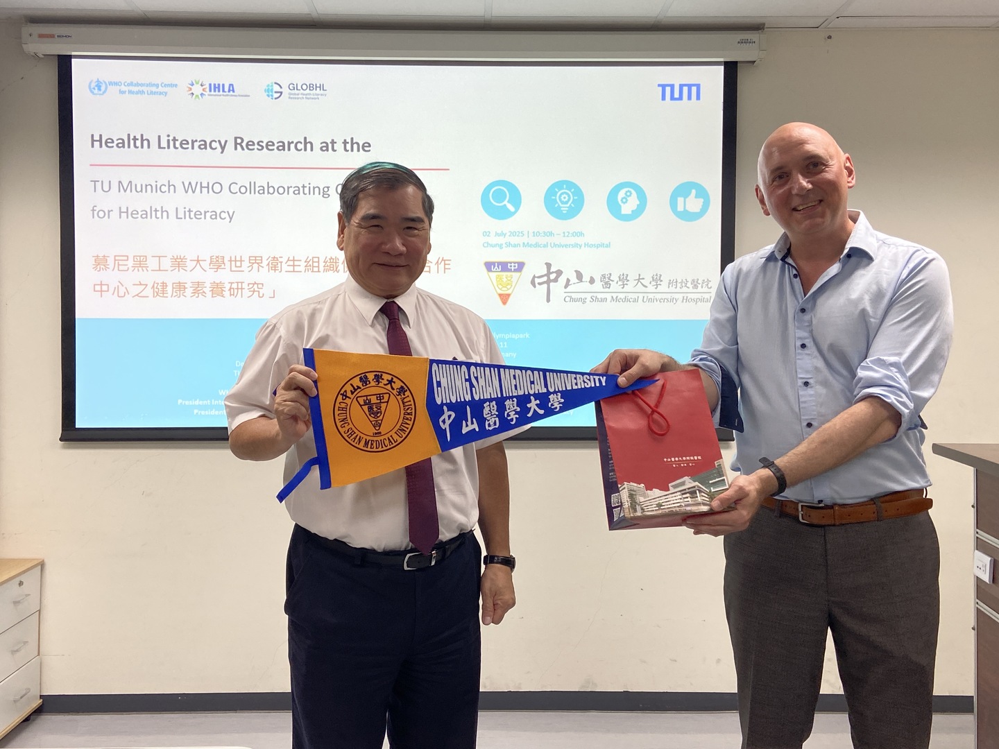 IHLA President Dr. Orkan Okan visited Chung Shan Medical University Hospital -the sponsoring organization of 11th AHLA!圖片