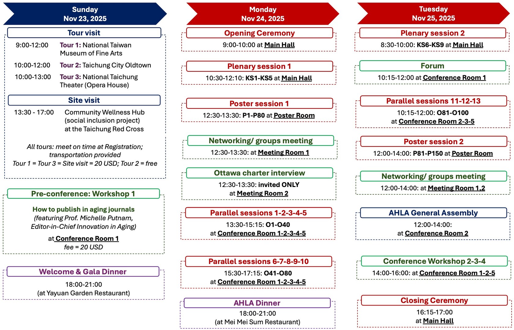 Event Schedule圖片